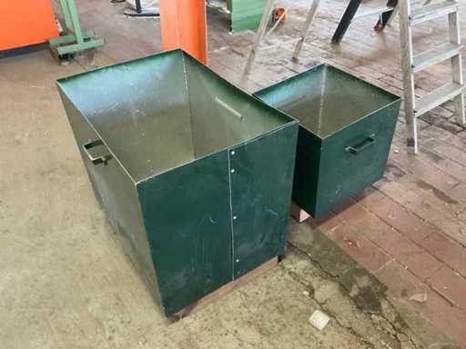 Aluminiumbehälter (2x)