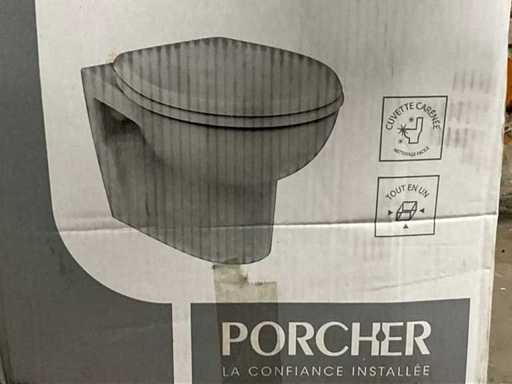 Toaletă suspendată Porcher Hercule (2x)