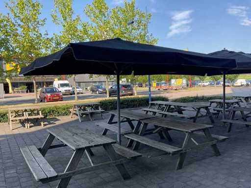 Solero 4x4m Parasol