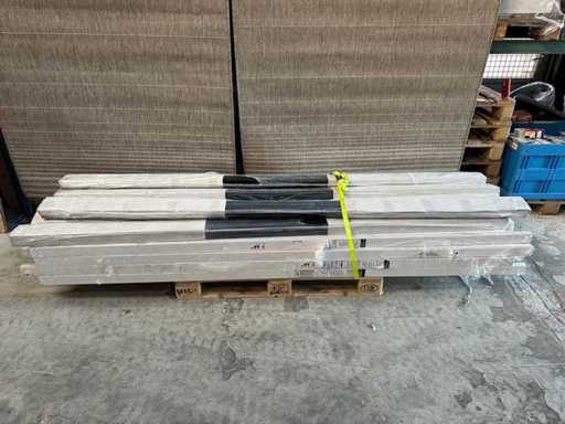 Pertura – Verstellrahmen – Türrahmen-Set Pertura MD70 Schwarz (15x)