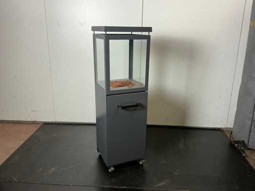 Chauffage de terrasse Pure Garden&Living allumé (NOUVEAU)