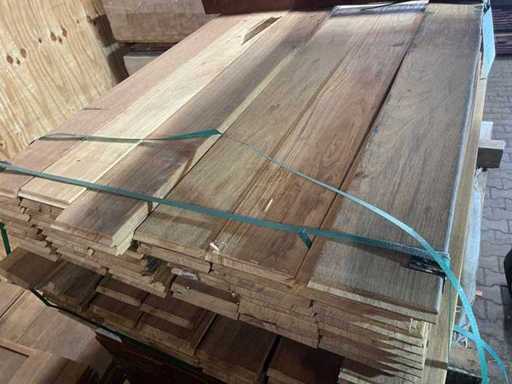 Guyana Teak Outdoor Parquet (End Tongue and Groove) 1250x145x21mm (118x)