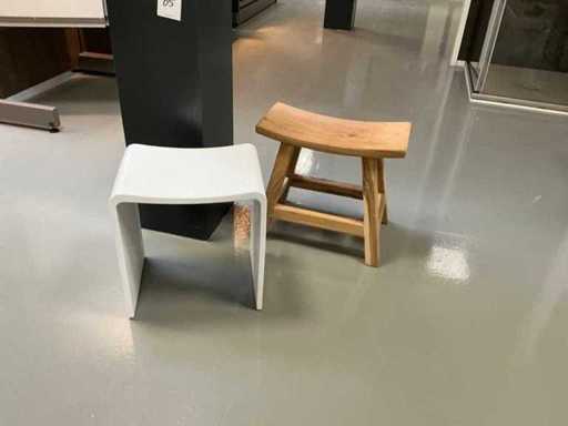 Shower / bathroom stool (2x)