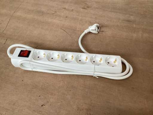 ProMax Stekkerdoos 5 voudig met schakelaar (30x)