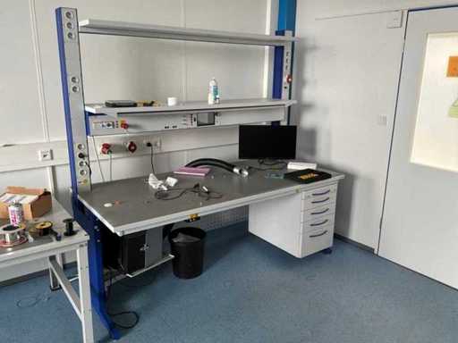 HERA ESD work table electr. Height adjustable