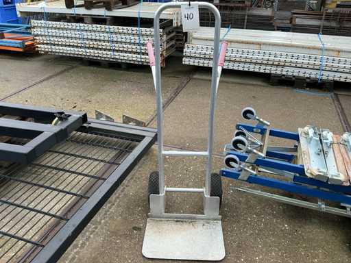 Carrello a mano in alluminio