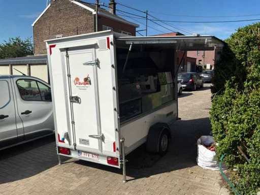 2025 Food Truck Trailer Twins Trailers volledig uitgerust en klaar voor gebruik - T750
