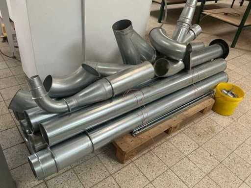 Lotto di condotti dell'aria in acciaio inossidabile