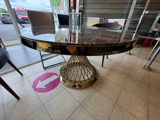 Table ronde à manger 130 cm