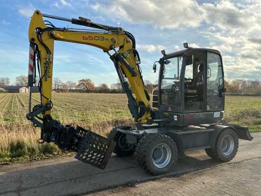 2013 Wacker Neuson 6503-2 Banden graafmachine
