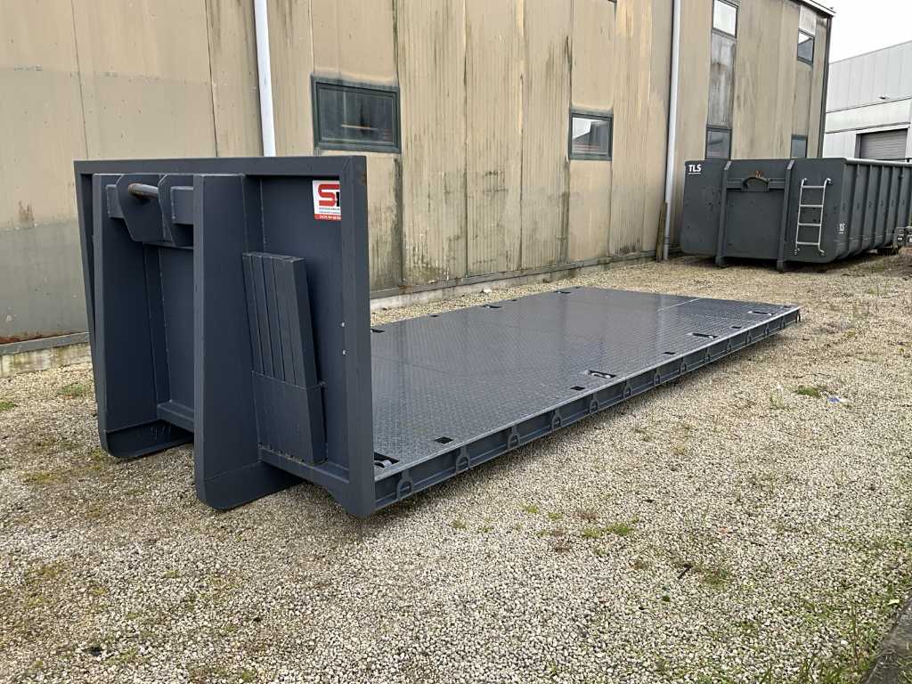 Outlet platform container