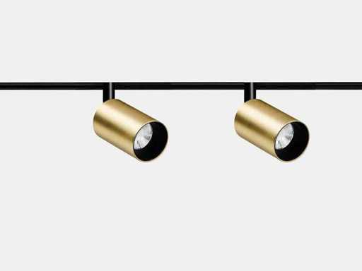 20 x Ledsc4 Atom rail spot gold