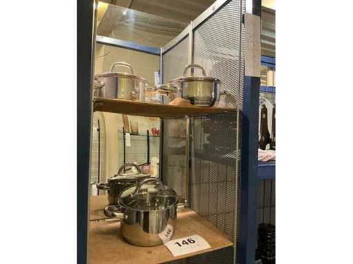 11 Piece Cooking Pot Set