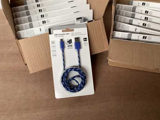 Q-link laadkabel micro usb, 2 mtr (24x)