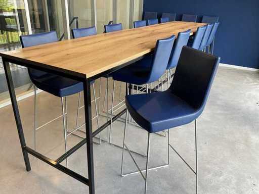 Bar tables and stools