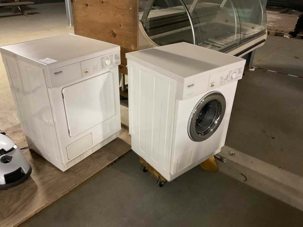 Miele Wasdroger en wasmachine