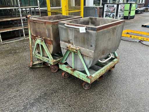 Podwójnie ściankowe wiadro do wywrotki (2x)