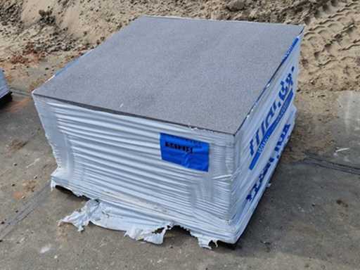 Tuintegels van beton (ca. 48m²)