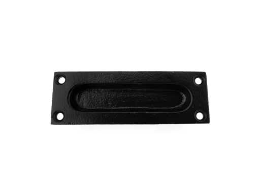 (127x) Zwarte Komgreep - gepoedercoat - 12 cm