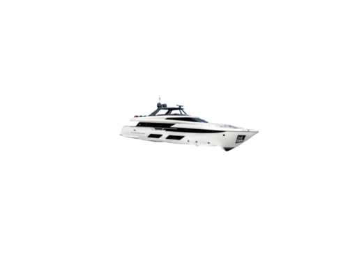 Ferretti 920 seitlich montierte Frontglasplatte mit offenbarem Bullauge – 420407