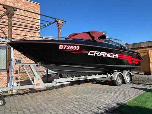 Cranchi speedboot incl RIBA trailer - 590h - vernieuwd interieur