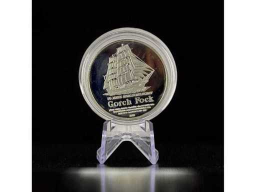 Gorch Fock 50 Jahre Segelschulschiff 2008 Gedenkmedaille 35 mm Gratis EU-Versand