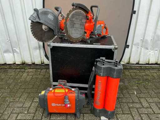 Husqvarna K7000 + K7000 Ring Stone Cutting Machine (2x)