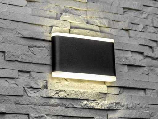 8 x luminaires murals GT Walla Design noir