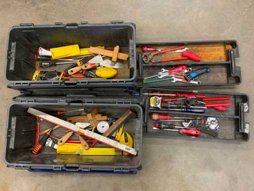 Knipex, Stanley, Felo Werkzeugkästen mit Inhalten (2x)