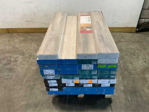 Laminaat – diverse soorten, ca. 77m²