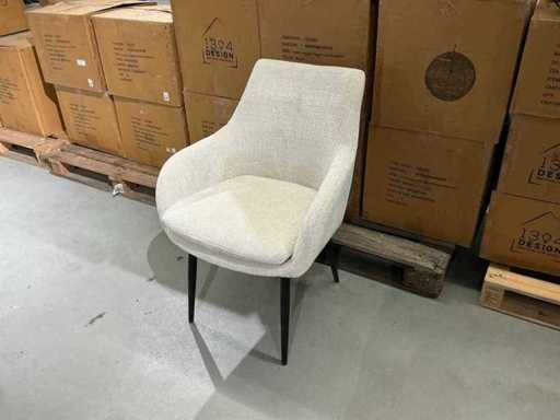 Richmond Interiors Chrissy Beige Chenille Speisestuhl (4x)