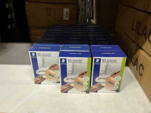 Dużo markerów lumocolor Staedtler (290x)