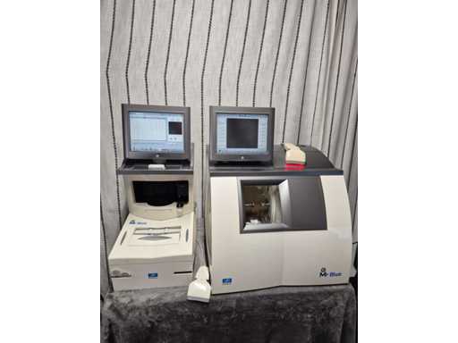 ESSILOR - Mr BLUE L14011 Edger + M24072 Blocker - Lens Grooving Machine - 2009