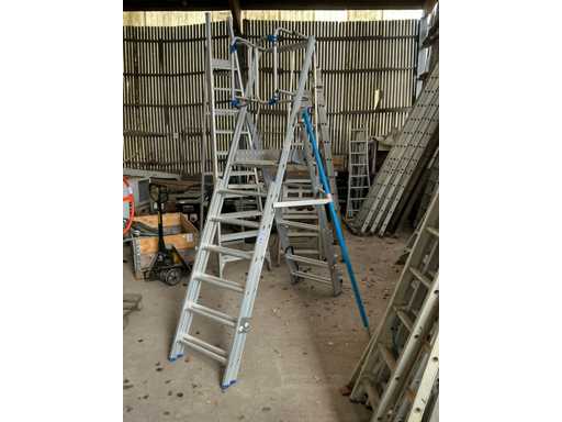 Scala a piedi solida PIR0710 estensibile