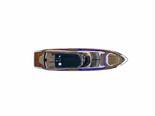 Sessa Marine F68 flybridge instrument cover grey - 049062J