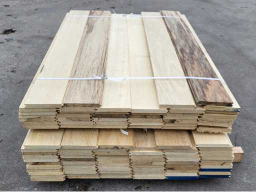 19,6 m2 AFRICAN OAK Floorboards 18x135mm, długość 120 i 150 cm