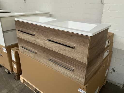 Mobilier de salle de bain MB San Marino 120 cm