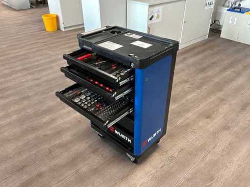 WÜRTH - Tool trolley with contents