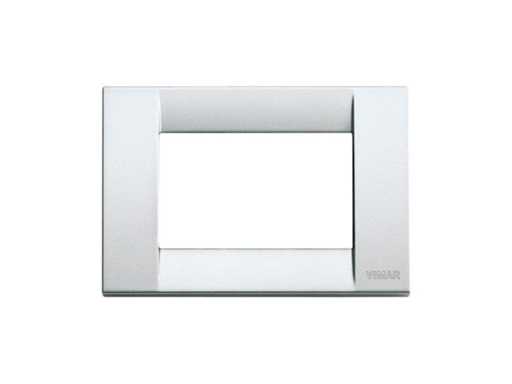 Piastra elettrica marina Classic Vidar Matte Silver Metal 3-Gang - 16733.21.02