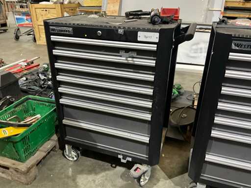 Westwärts 7-Schubladen-Werkzeugwagen