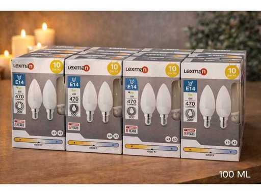 Lot de 200 paquets de 3 ampoules économie d énergie E14