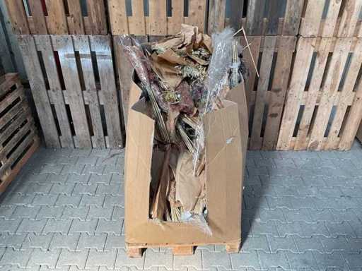 Pallet droogbloemen