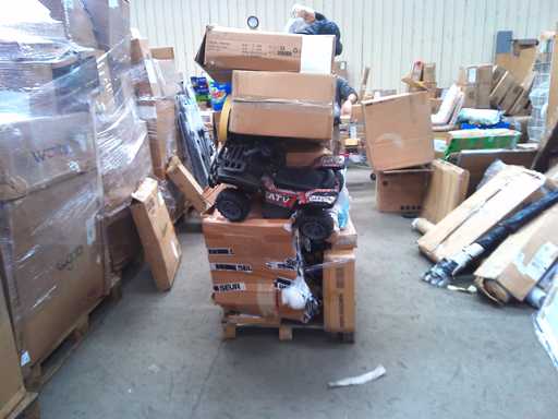 Pallet met 40 artikelen, klantretour Amazon klasse C