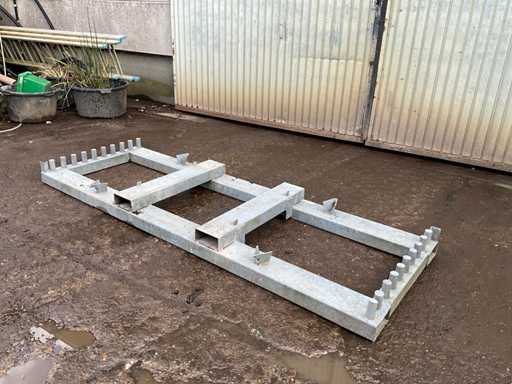 Gegalvaniseerd metalen rek