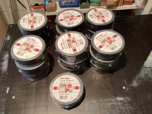 19 Rollen Duct Tape EXTREMKLEBEBAND Original verpackt 50mm x 50m