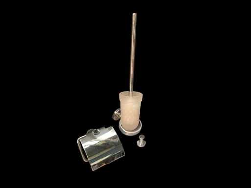 Toilet accessoires 3-delig chroom