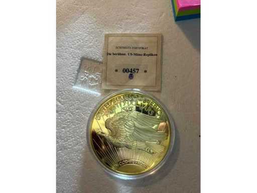 Die berühmtesten US-Münz-Repliken • Liberty Gold Eagle