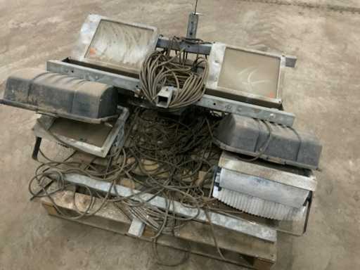 Double lampe de terrain (4x)