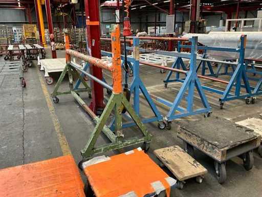 Różne uchwyty na rolki foliowe (3x)