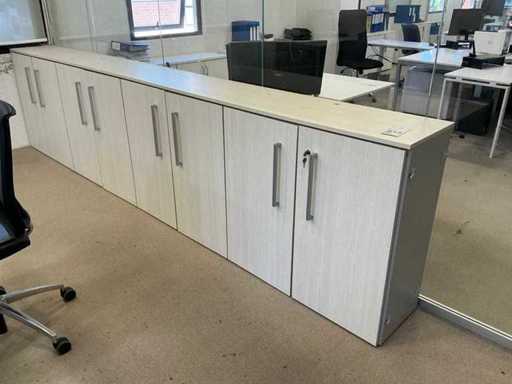 Armoire de bureau avec 8 portes